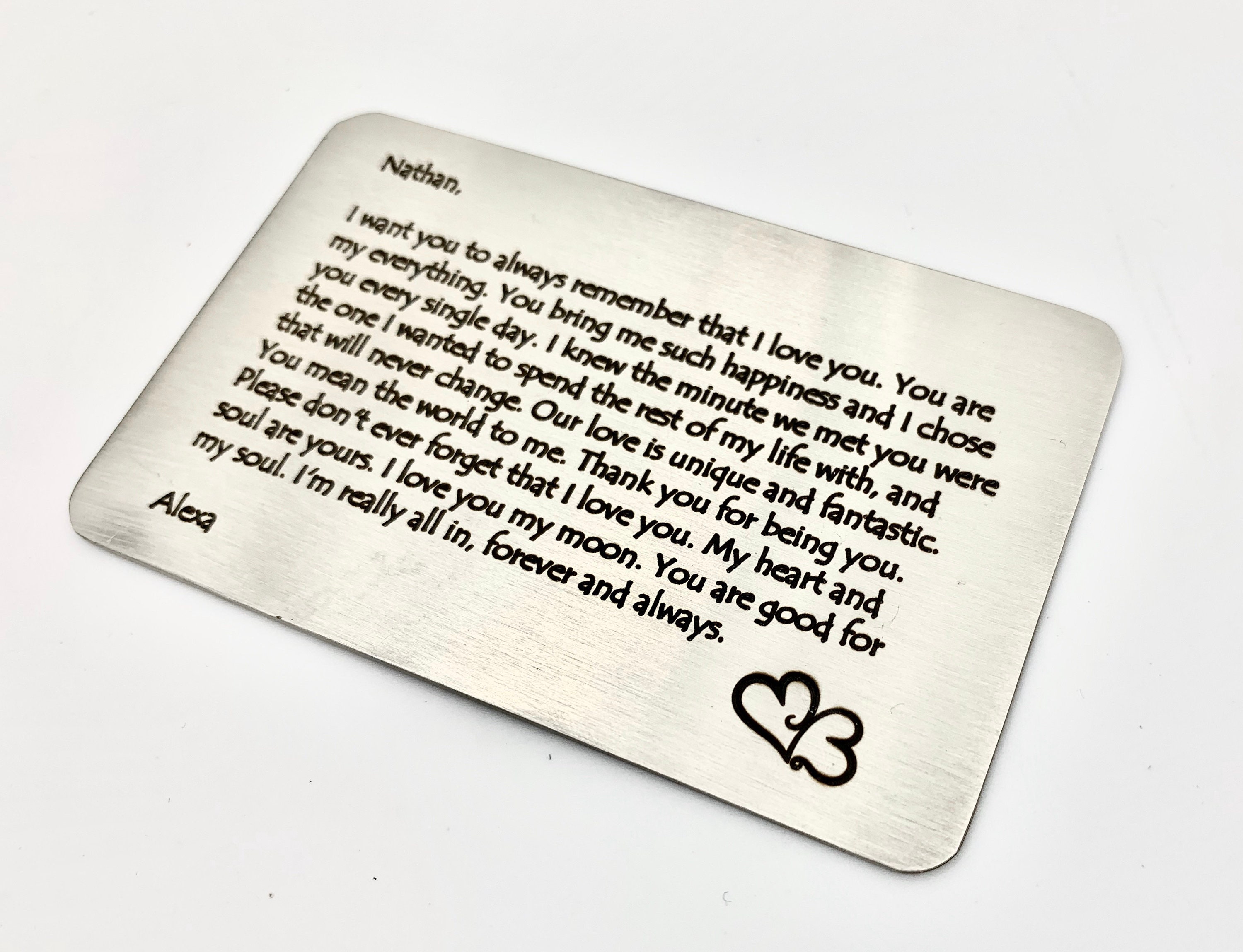 Thoughtful Anniversary Gifts For Him Thoughtful Anniversary Gift For Him Romantic Love Note