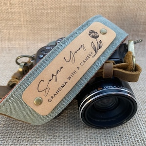 Custom Camera Strap as Photographer Valentine's Day Gift, Nikon Camera Strap