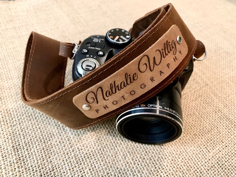 Personalized Leather Camera Strap, Custom Camera Strap, Wedding Photographer Thank you Gift, Christmas Gifts, DSLR Camera Strap, BFF Birthday Gift, Nikon Camera Strap, Canon Camera Strap, Camera Accessories, Father In Law Christmas Gift, Gift Ideas