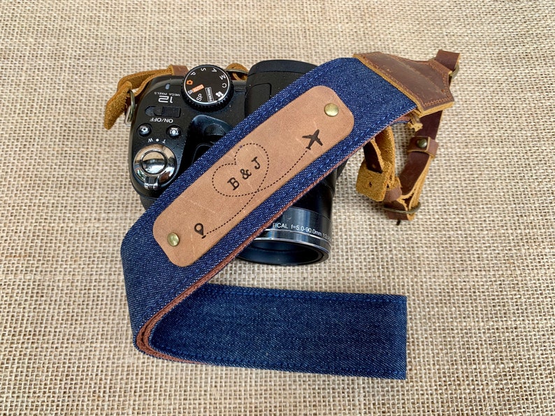 Personalized Leather Camera Strap, Custom Camera Strap, Wedding Photographer Gift, Christmas Gifts, DSLR Camera Strap, BFF Birthday Gift, Nikon Camera Strap, Canon Camera Strap, Camera Neck Strap, Father In Law Christmas Gift, Anniversary Gift