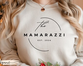 The Mamarazzi Photographer Sweatshirt, Mothers Day Gift for First Time Mom, Photography Lover Mom Outfit