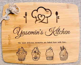 Personalized Cutting Board Christmas Gift, Birthday Gift for Her, Engraved Gift, Wedding Gift, Housewarming Gift, Anniversary Gift Etsy