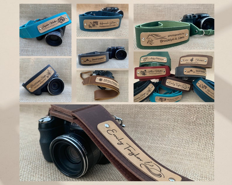 Personalized Leather Camera Strap, Custom Camera Strap, Wedding Photographer Thank you Gift, Christmas Gifts, DSLR Camera Strap, BFF Birthday Gift, Nikon Camera Strap, Canon Camera Strap, Camera Accessories, Father In Law Christmas Gift, Gift for her