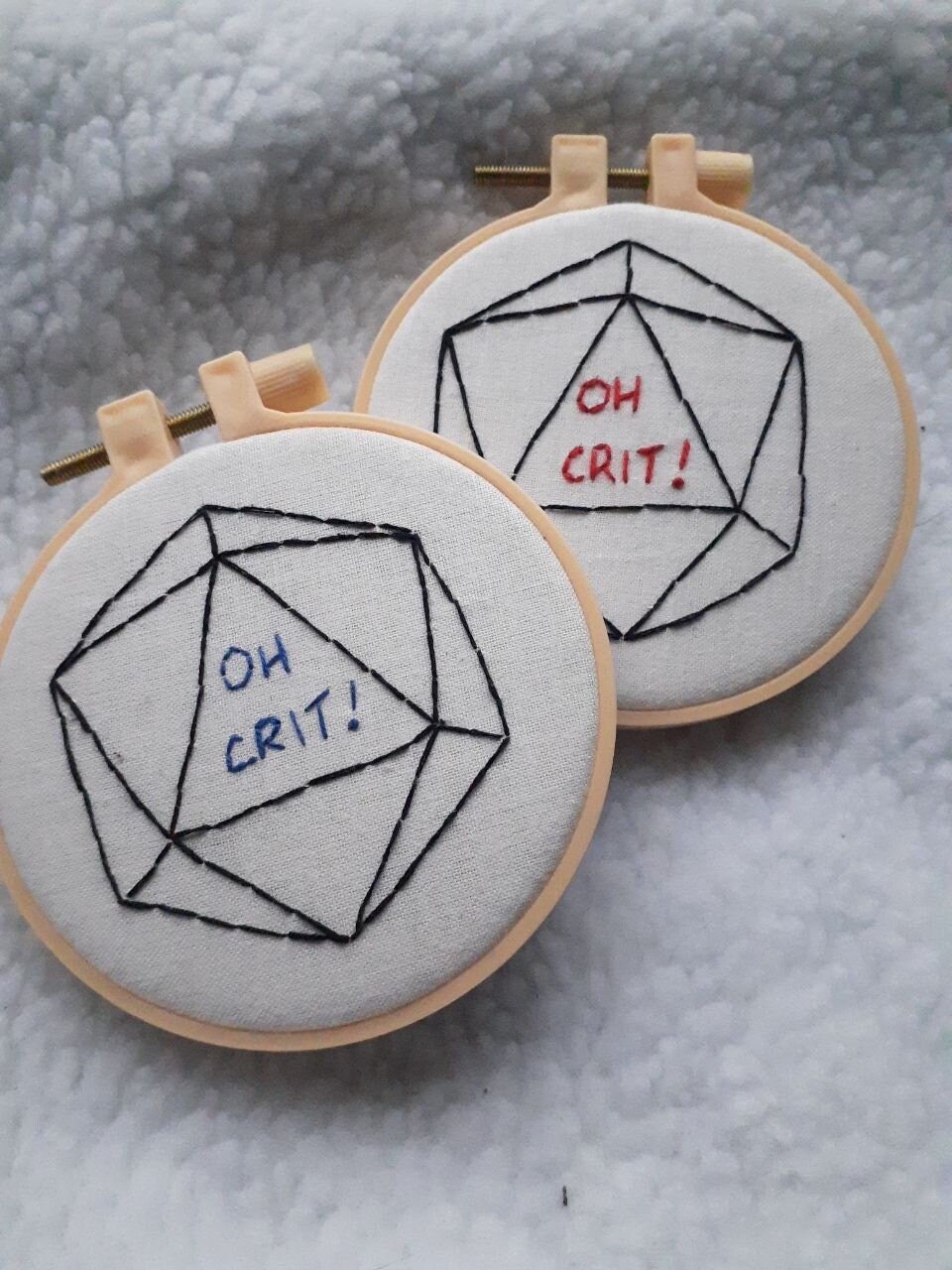 Oh Crit Mini Hand Embroidery - Etsy