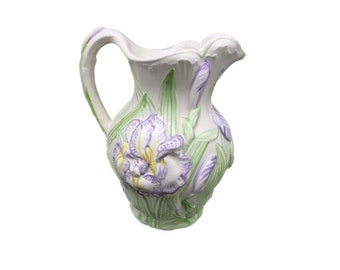 Sybil Iris Flower Pitcher