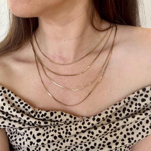 Vintage Monet Multi-Chain Necklace, Vintage Chain Jewelry