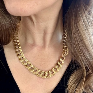 Vintage Givenchy Chunky Gold Curb Chain