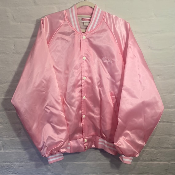 Vintage Pink Satin Mary Kay Cosmetics Jacket