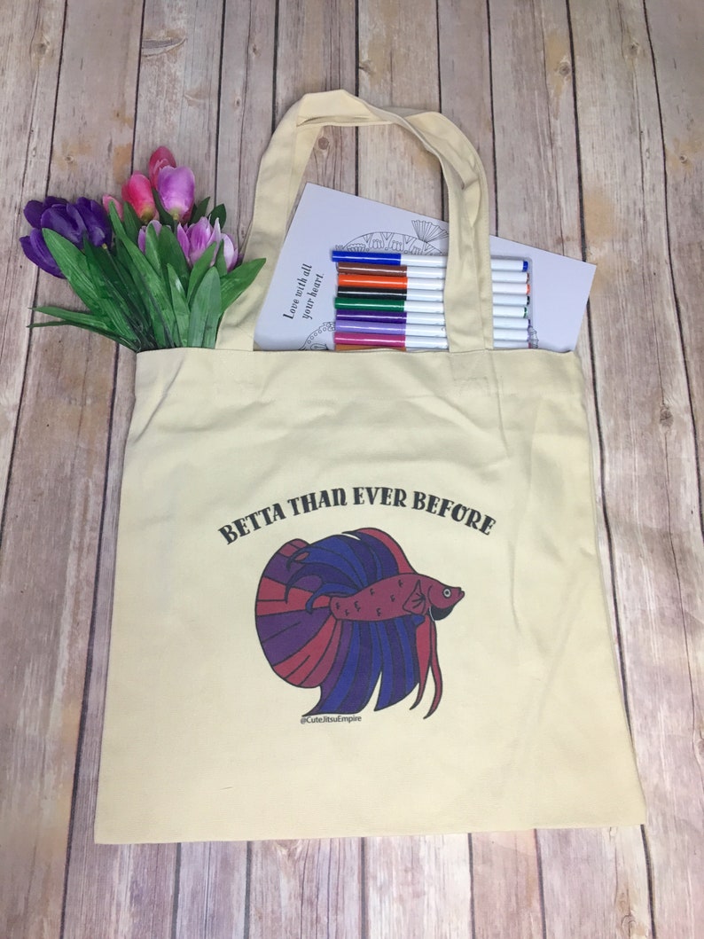 Funny Canvas Tote Bag Betta Than Ever Before image 3