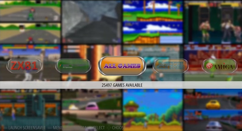 Games 2019 Version! System with 25000 93 256gb SD card Retropie Pi 3B Motion Blue Unified Build