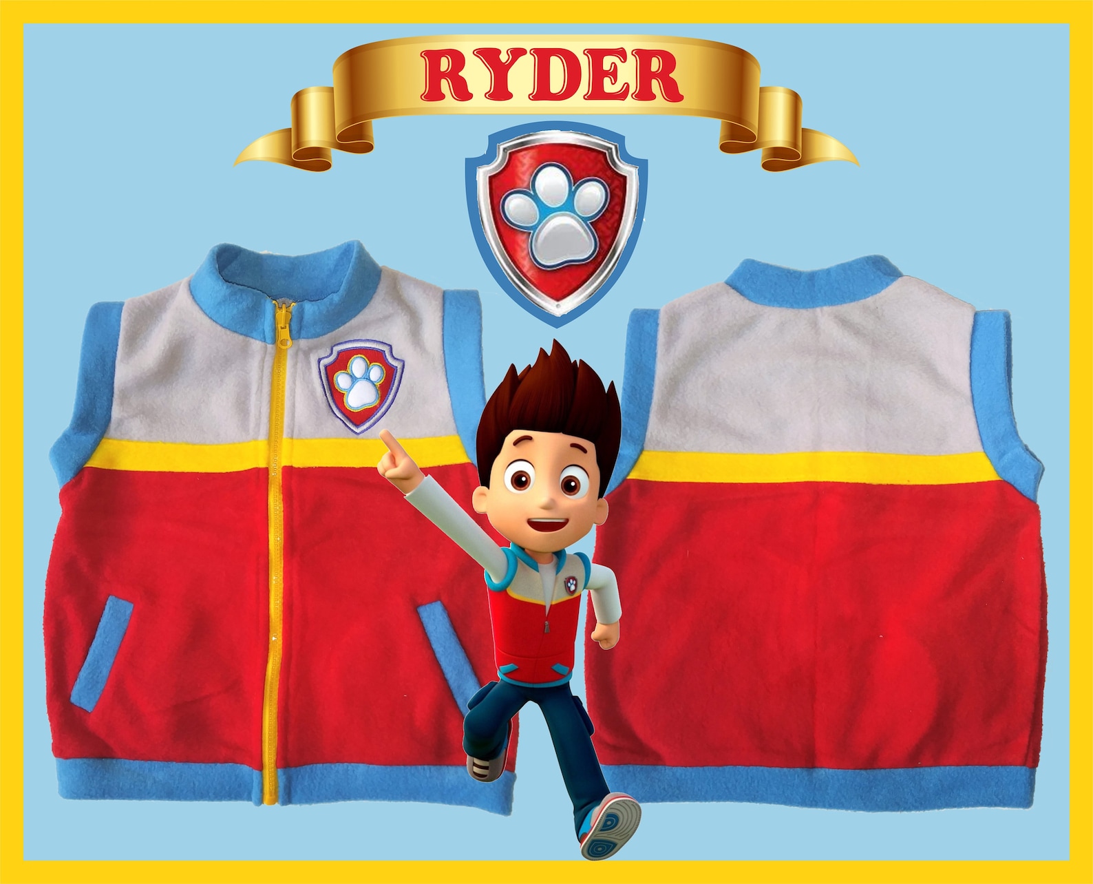 Ryder Paw Patrol Vest