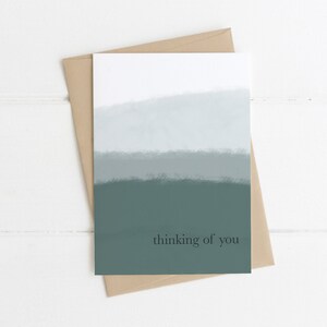 Thinking of You Karte | Nur weil Karte für Freund | Jede Anlasskarte | Blanko Grußkarte | Freundschaftskarte | Karte für seelische Gesundheit