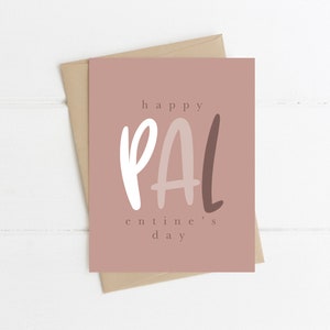 Happy Palentine&#39;s Day Card | Galentines Day Card | Friend Valentines Card