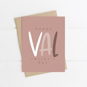 Happy Valentinstagskarte | Valentinstagskarte für Sie | Süße Valentinskarte