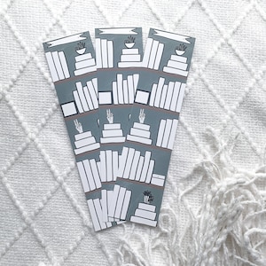 Book Tracker Bookmark | Bookshelf Bookmark | Reading Log Bookmark | Reading List Bookmark | Book Lovers Gift | Book Lover | Bookish