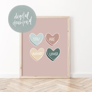 You Are Already Loved Digital Print | Christian Printable Wall Art | Jireh Lyrics | Maverick City Music Lyrics | Elevation Worship