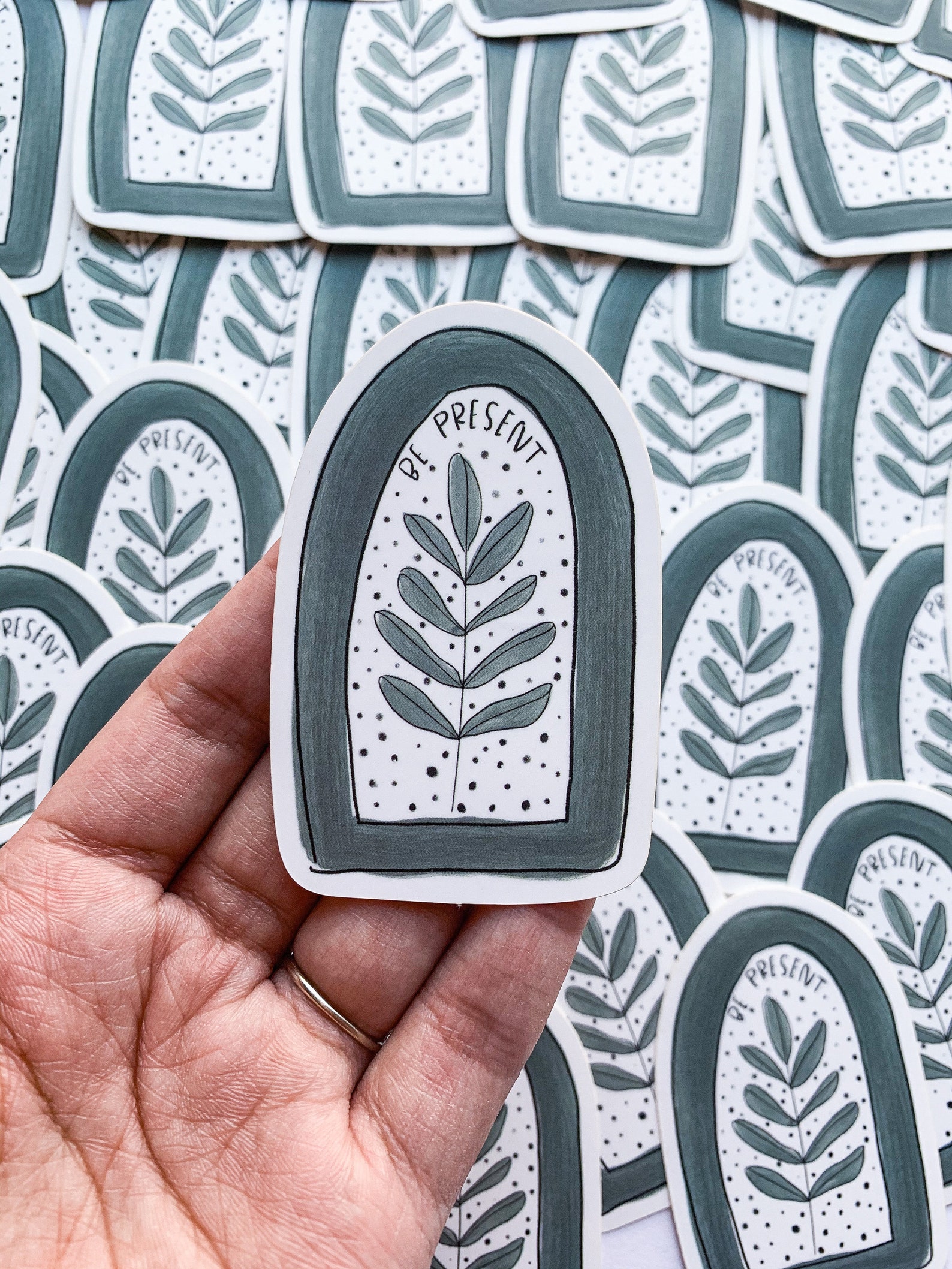 Mental Health Sticker | Be Present Sticker | Self Care Sticker | Mental ...