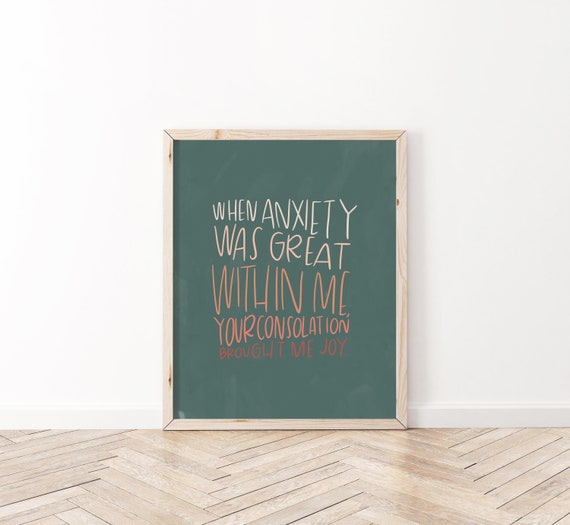 Your Consolation Brought Me Joy {Poster} Your Consolation Brought Me Joy {Poster}