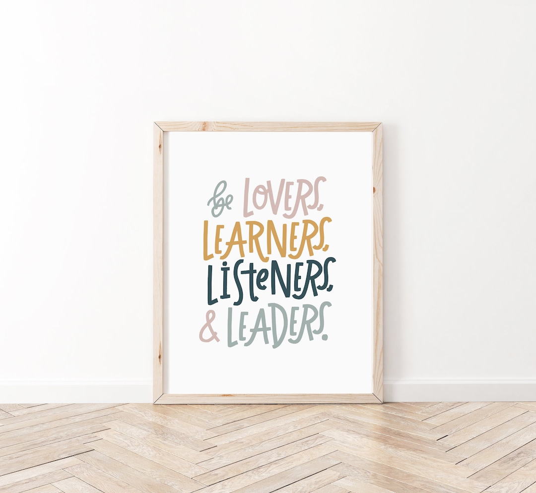 Positive Affirmations Wall Art Positive Affirmation Poster Kids Room