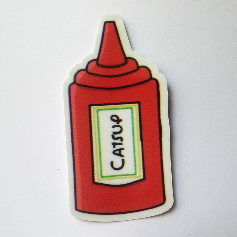 Ketchup or Catsup Mr.burns the Simpsons Themed Sticker Etsy