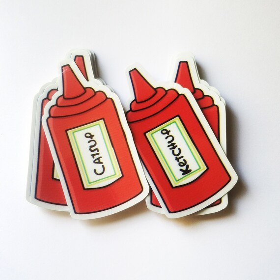 Ketchup or Catsup Mr.burns the Simpsons Themed Sticker Etsy