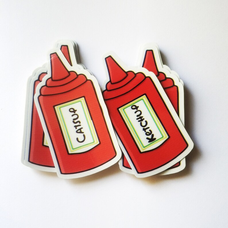 Ketchup or Catsup Mr.burns the Simpsons Themed Sticker Etsy
