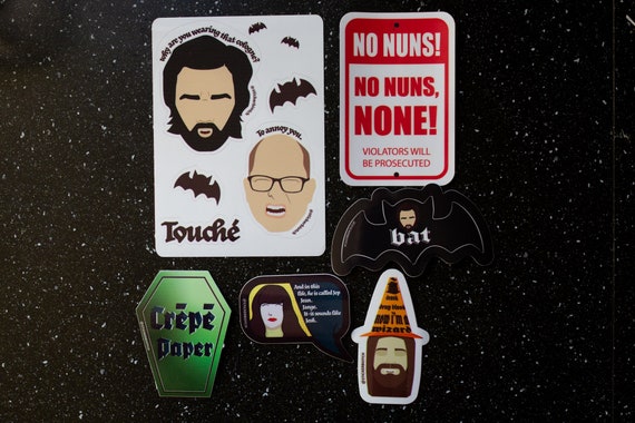 What We Do In The Shadows Sticker Pack Laszlo Nadja Etsy