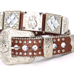 plus size belts with bling
