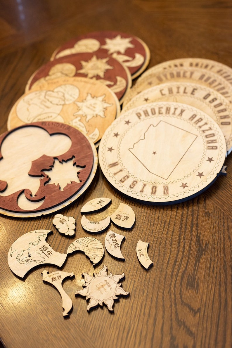 LDS Plan of Salvation Wood Puzzle Teaching Tool. Puzzle - Etsy