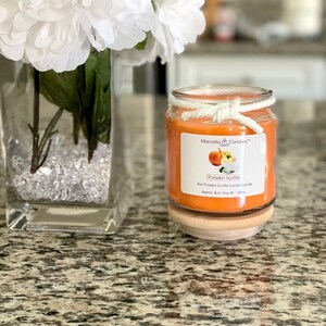 Pumpkin Candle | 16oz Pumpkin Soufflé Candle | Fall Candle | Hand-Poured Scented Candle | Soy Wax Candle | Autumn Decor