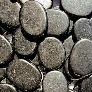 Shungite Flat Palm Stones