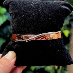 Hugging Metals Copper Silver Cuff