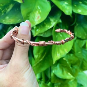 Elegant Pure Copper Cuff
