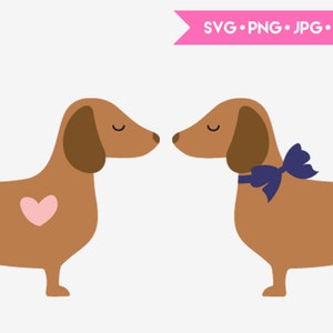 Sausage Dog Dachshund SVG Cut File for Cricut and Silhouette. - Etsy