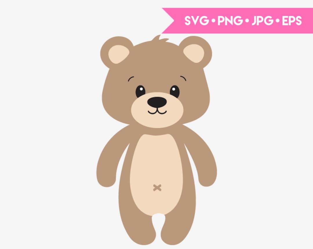 Cute Baby Bear Svg, Cut File, Cricut, Png, Vector - Vectplace