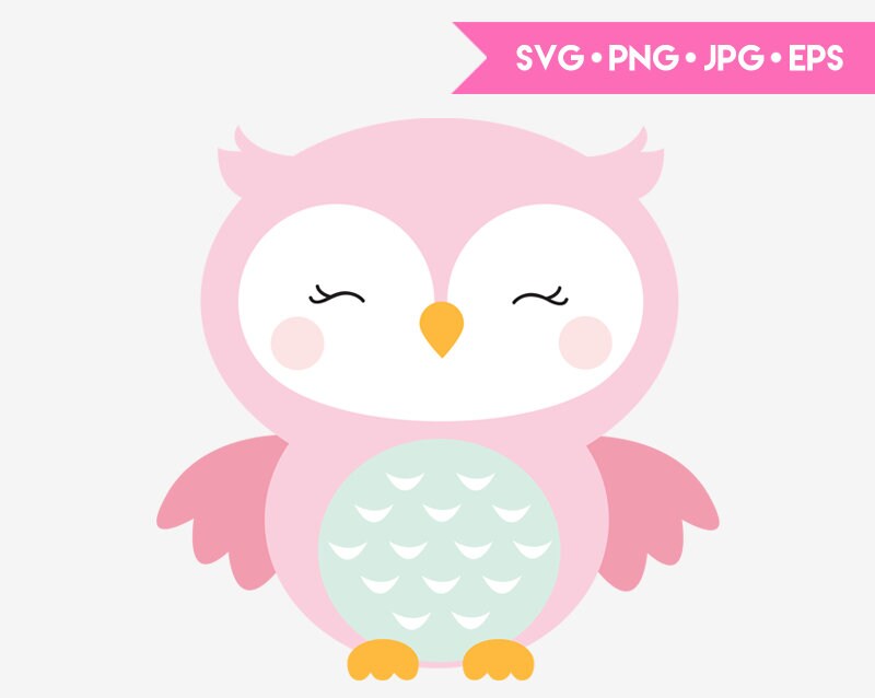 Download Cute Baby Owl Svg Cut File For Cricut And Silhouette Digital Etsy