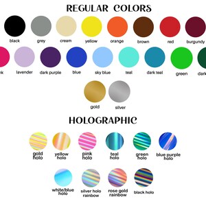 stars variety holographic vinyl decals, stars vinyl stickers for car, tumbler, cups, laptop Bild 3