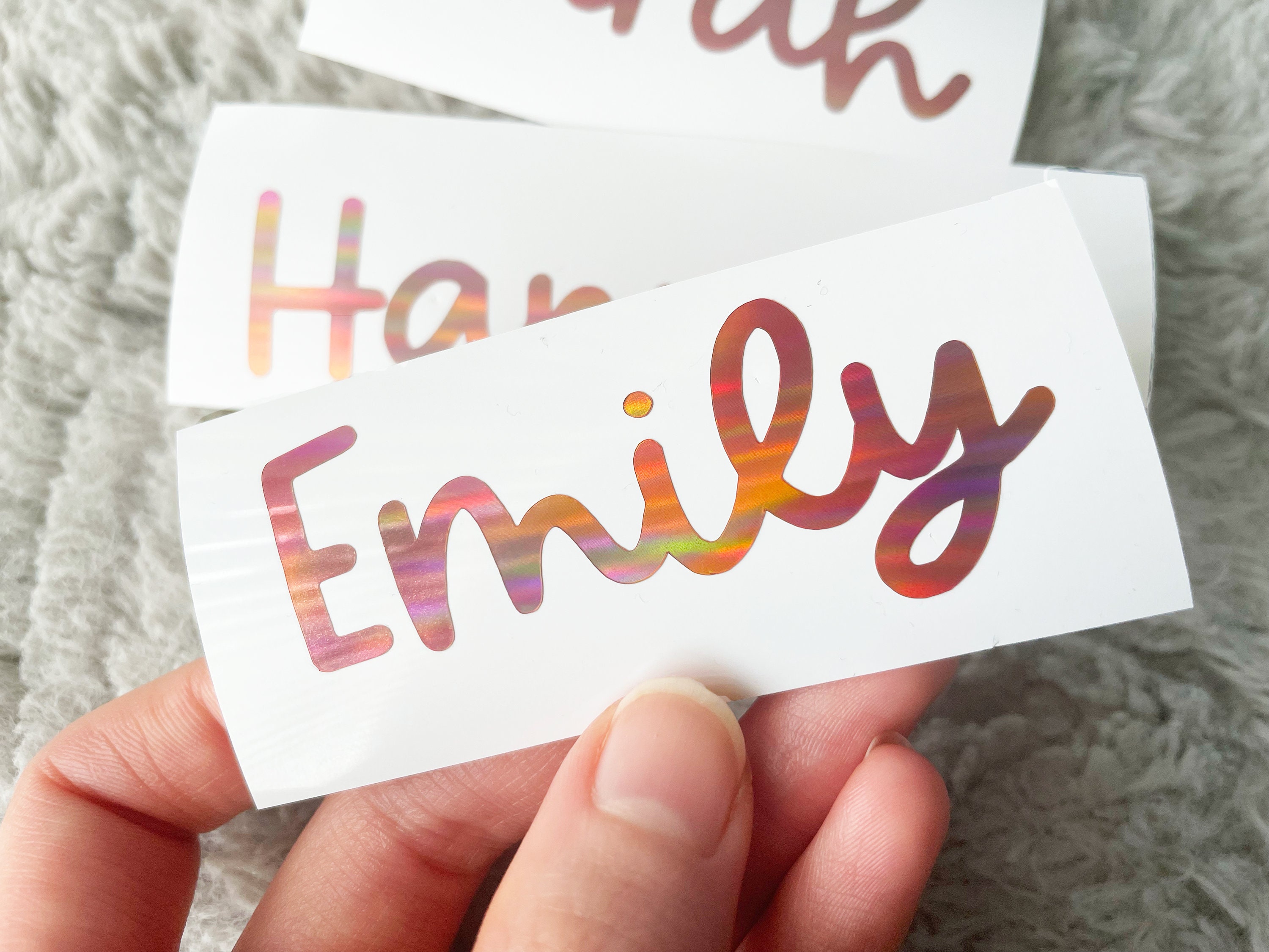 Custom Water Bottle Name Stickers, Vinyl Decal for Tumbler, Laptop ...
