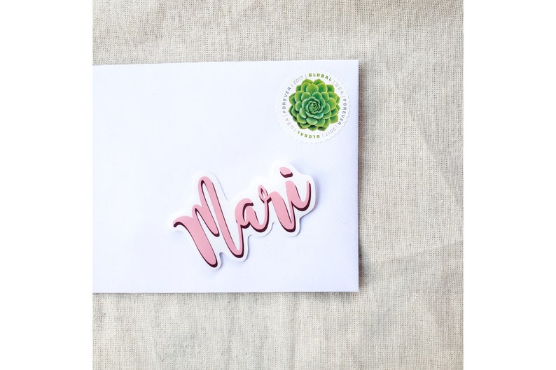 Sticker With Your Name Laptop Sticker Personalized Sticker Etsy