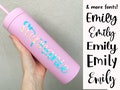 custom water bottle vinyl stickers, custom name stickers, vinyl decal, name decal, name label for water bottle, vinyl lettering