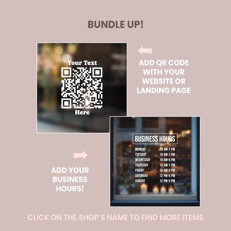 Back Window Business Decal, QR Code Sticker for a Truck, Vinyl Logo for ...