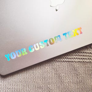 Personalized vinyl stickers, custom text decal, vinyl lettering for car/mirror/phone/party