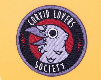CORVID LOVERS SOCIETY | Iron on patch