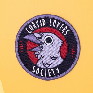 CORVID LOVERS SOCIETY | Iron on patch