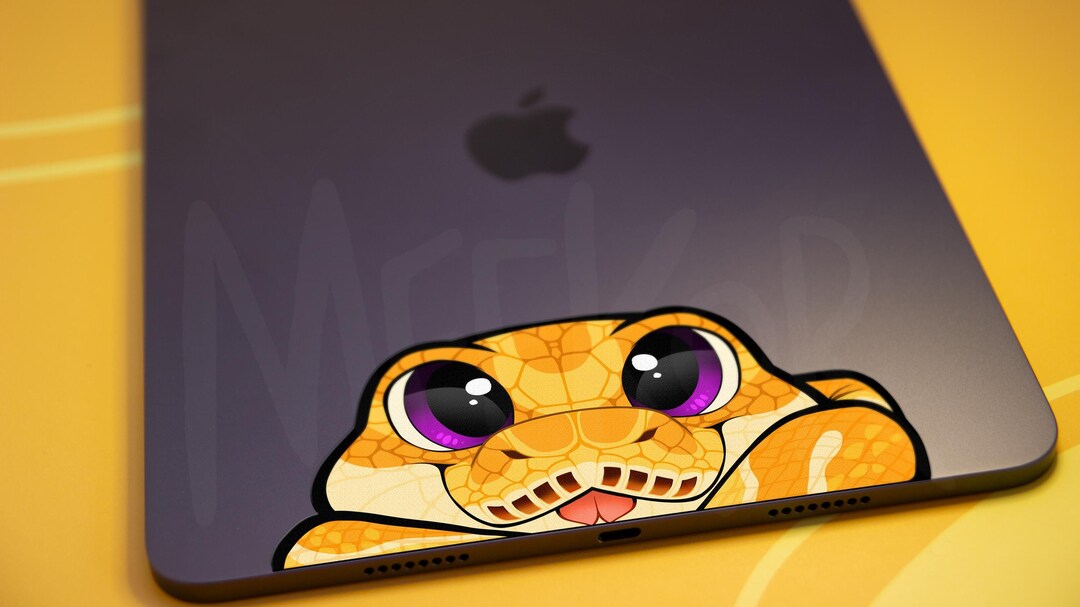 Ball Python Snake Waterproof Vinyl Sticker - Snake Peeper - Etsy