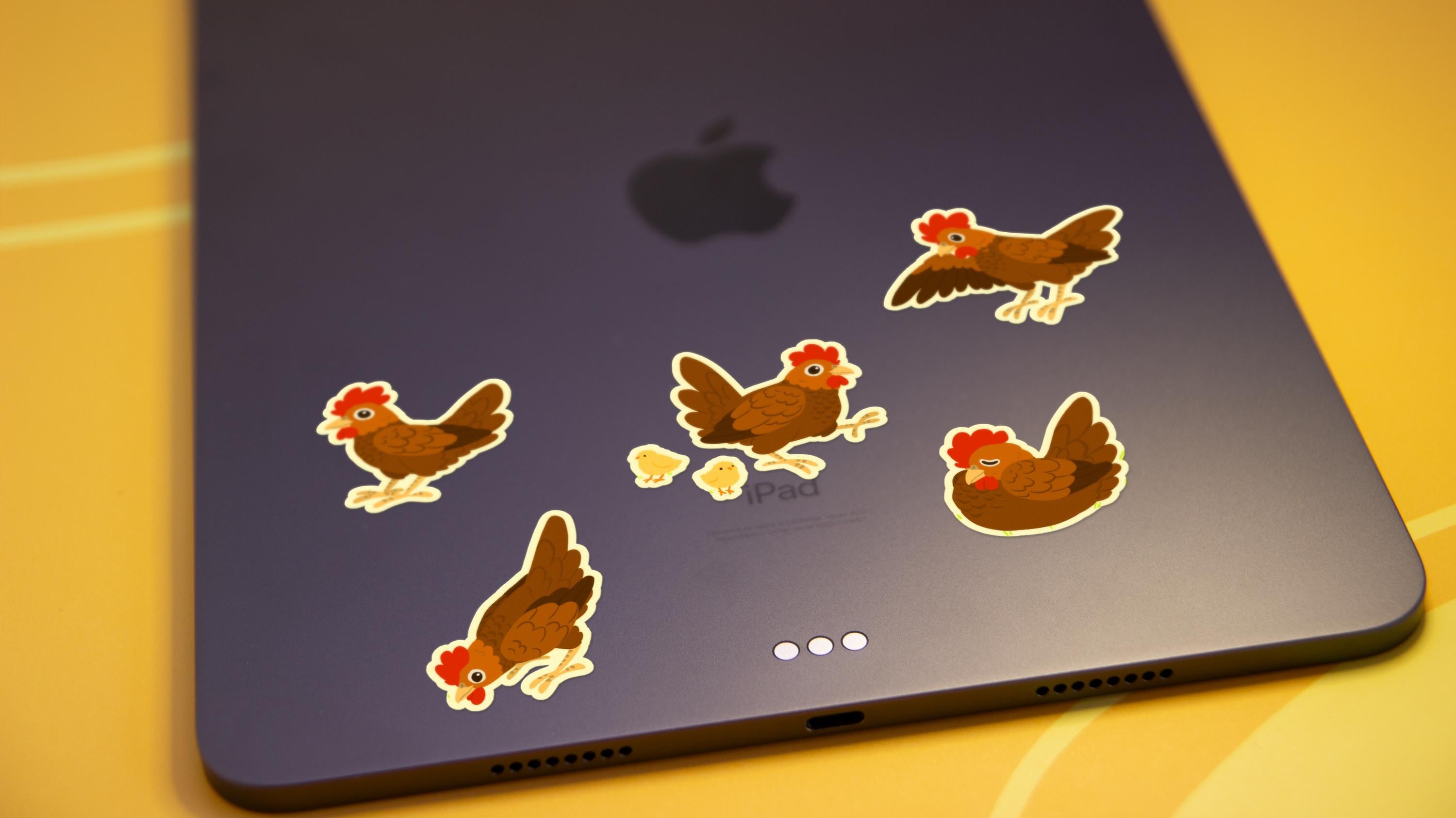 Chicken Sticker Sheet: Hand-drawn Vinyl Stickers for Planners - Etsy