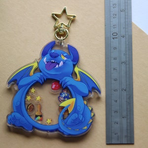 HUNGRY SKEITH Neopets inspired Acrylic Shaker Keychain image 8