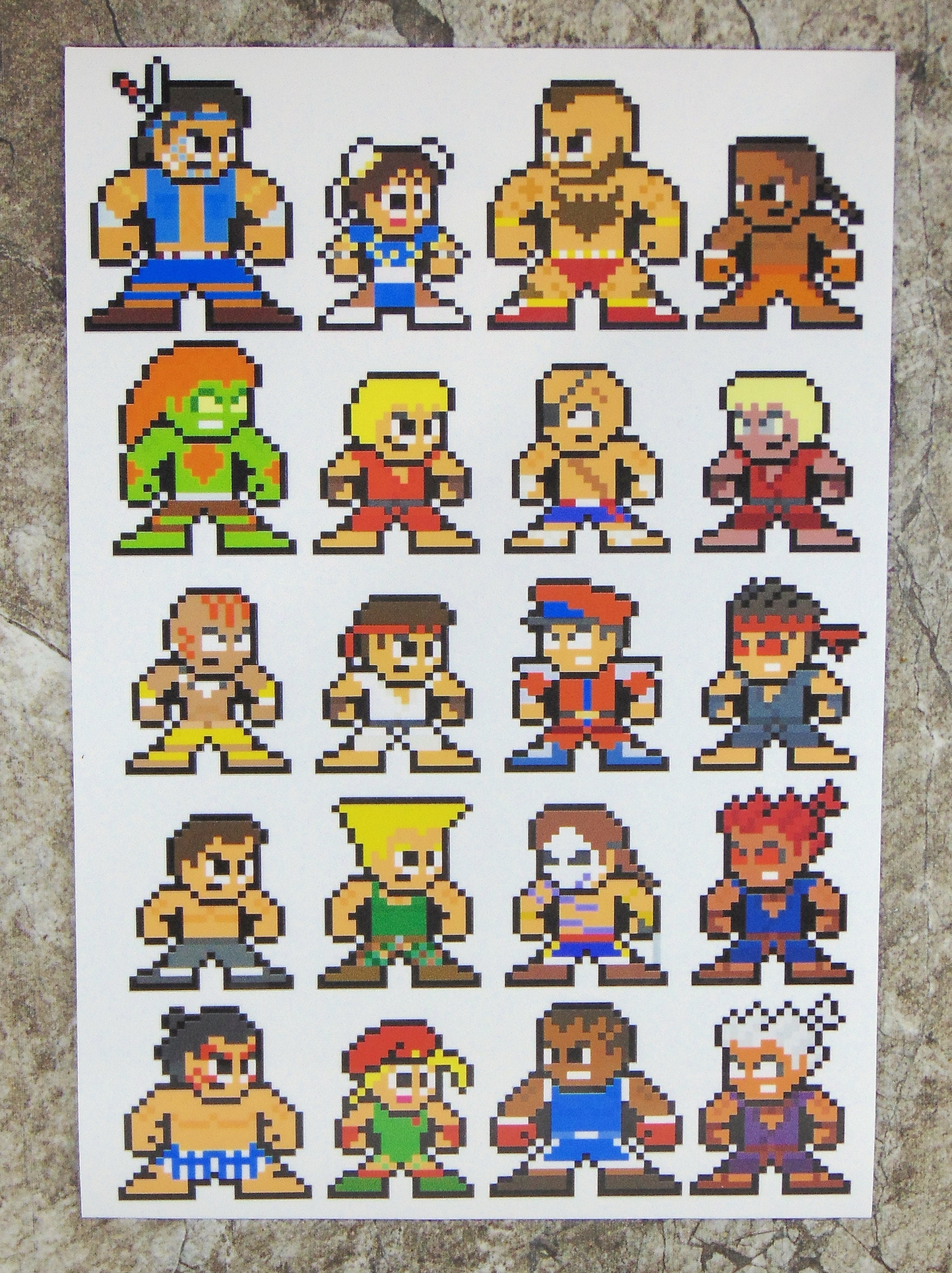 Ryu Street Fighter III Videogames Neo-Geo Pixel Art Sticker by  Mr-Retropixel