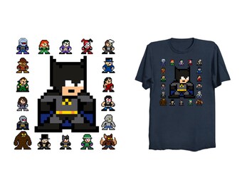 8-Bit Animated Series T-Shirt Retro Style Shirt NES