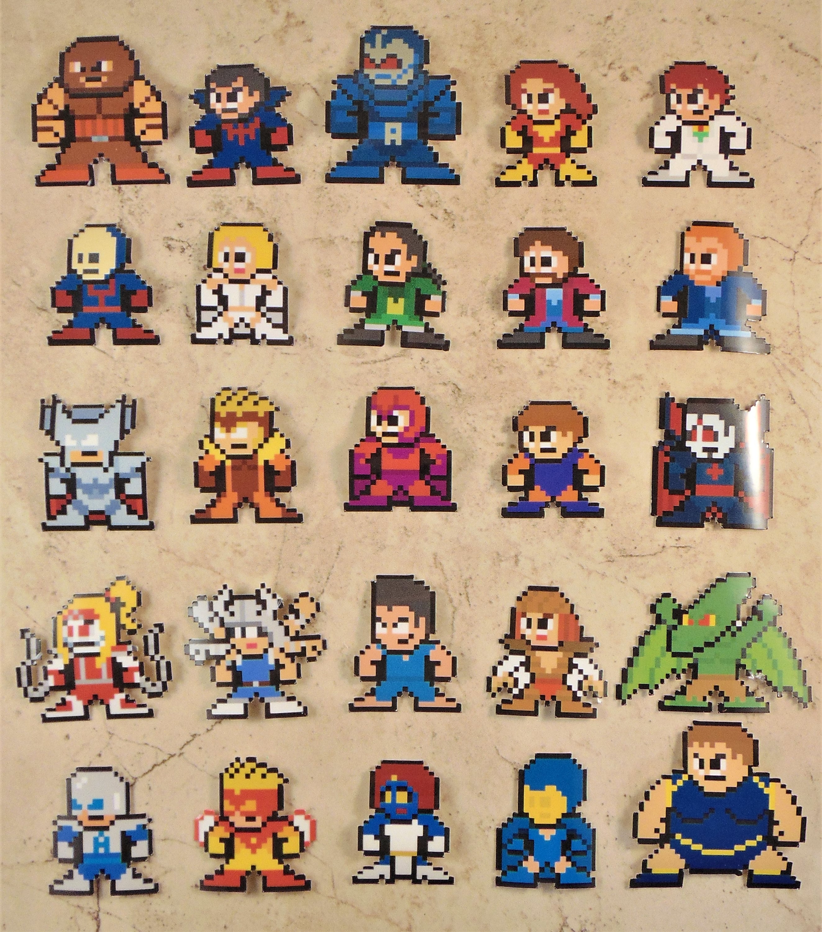 8-bit MARVELOUS MUTANT VILLAINS Master Set Vinyl Decal Stickers